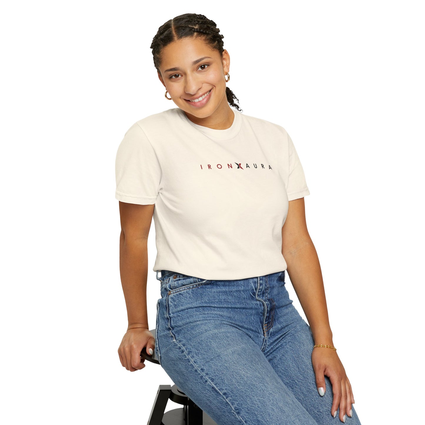IronXAura Signature Unisex T‑Shirt – Garment‑Dyed Cotton Comfort