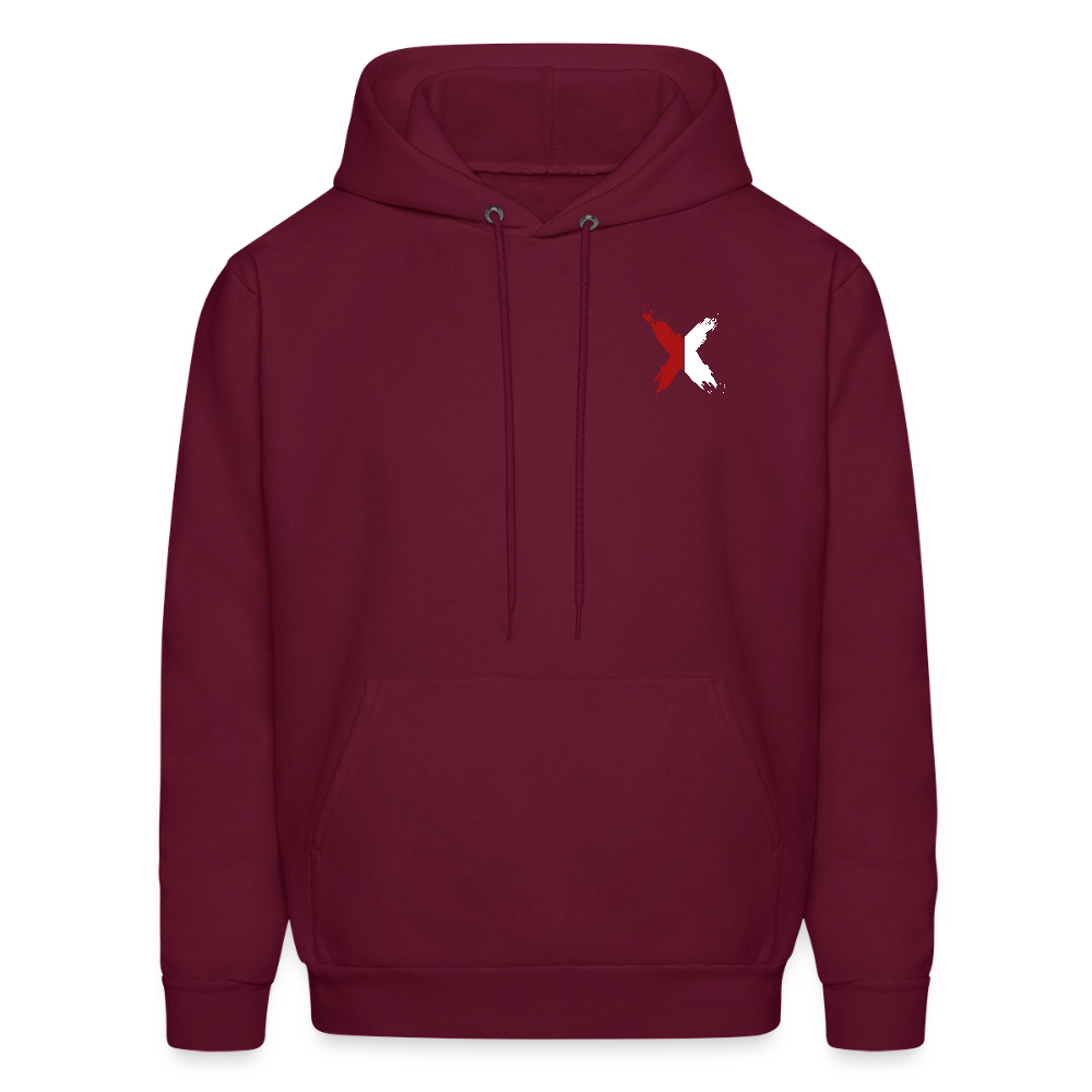 IronXAura Classic Hoodie - burgundy