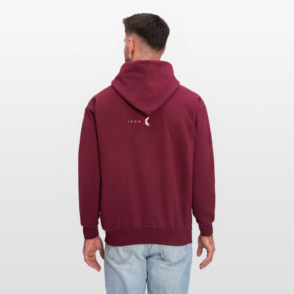 IronXAura Classic Hoodie - burgundy