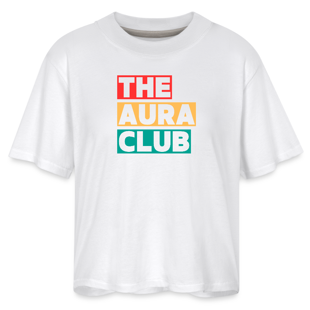 Women's Boxy Tee - white