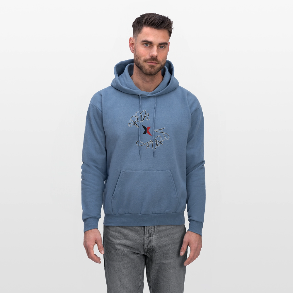 IronXAura EcoBlend Fleece Hoodie - denim blue