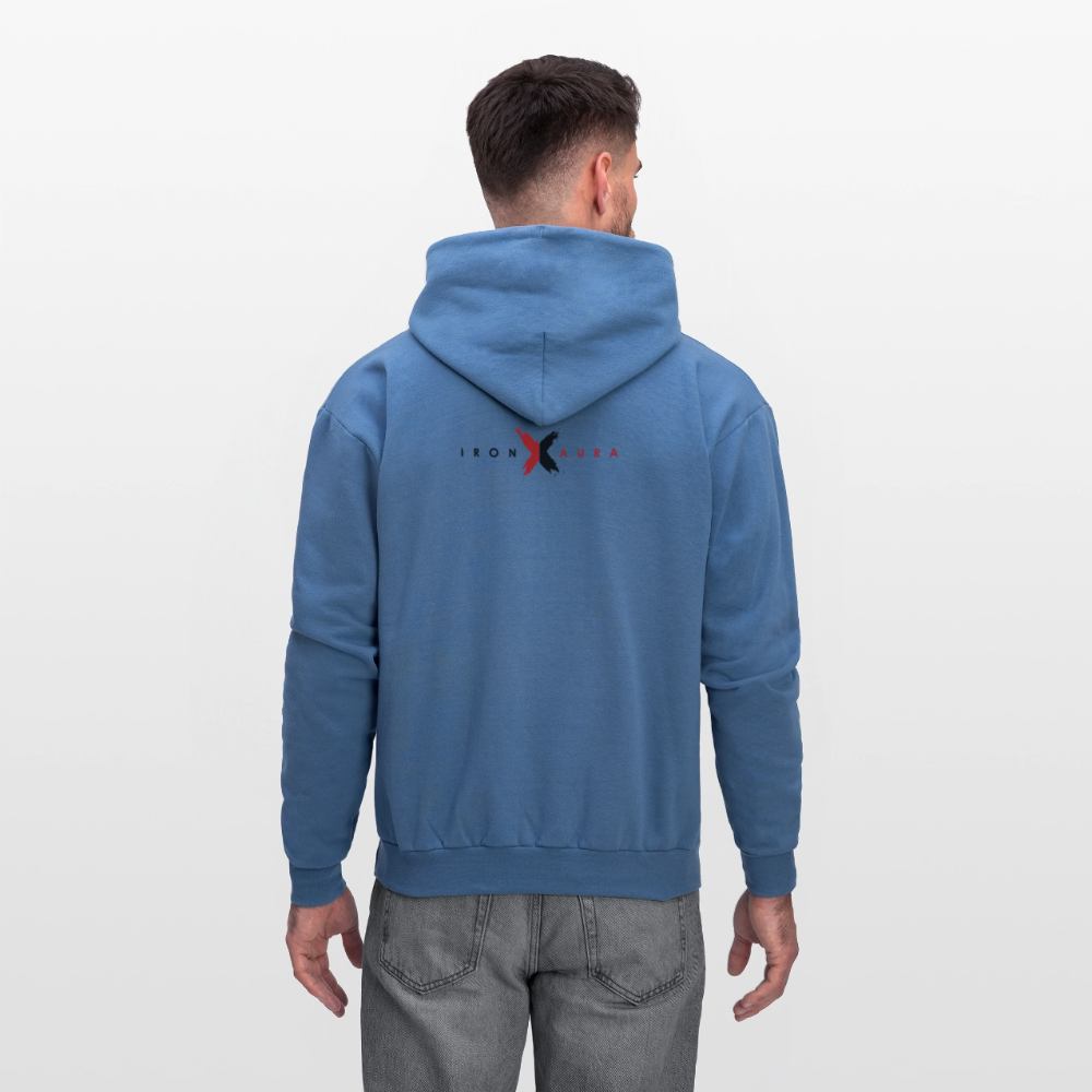 IronXAura EcoBlend Fleece Hoodie - denim blue