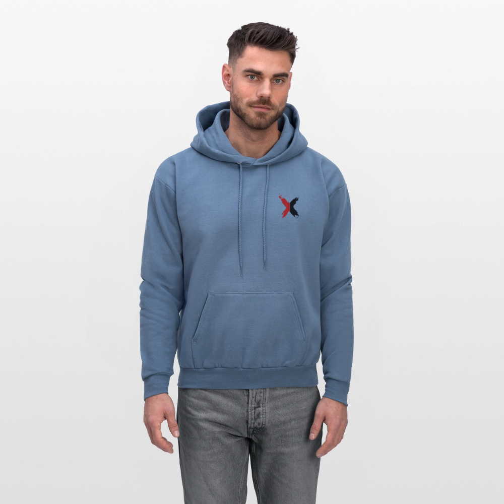 IronXAura EcoBlend Fleece Hoodie - denim blue