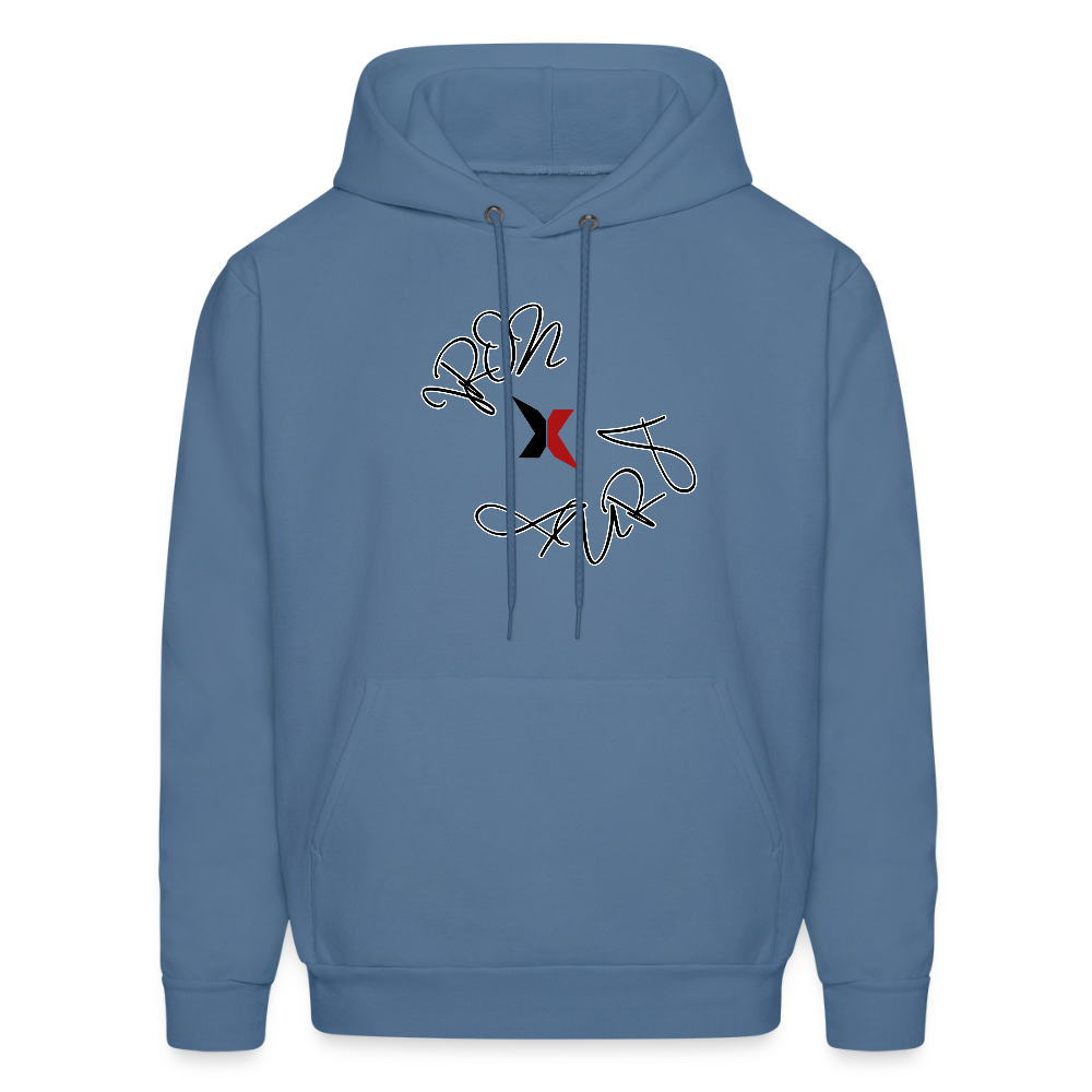 IronXAura EcoBlend Fleece Hoodie - denim blue