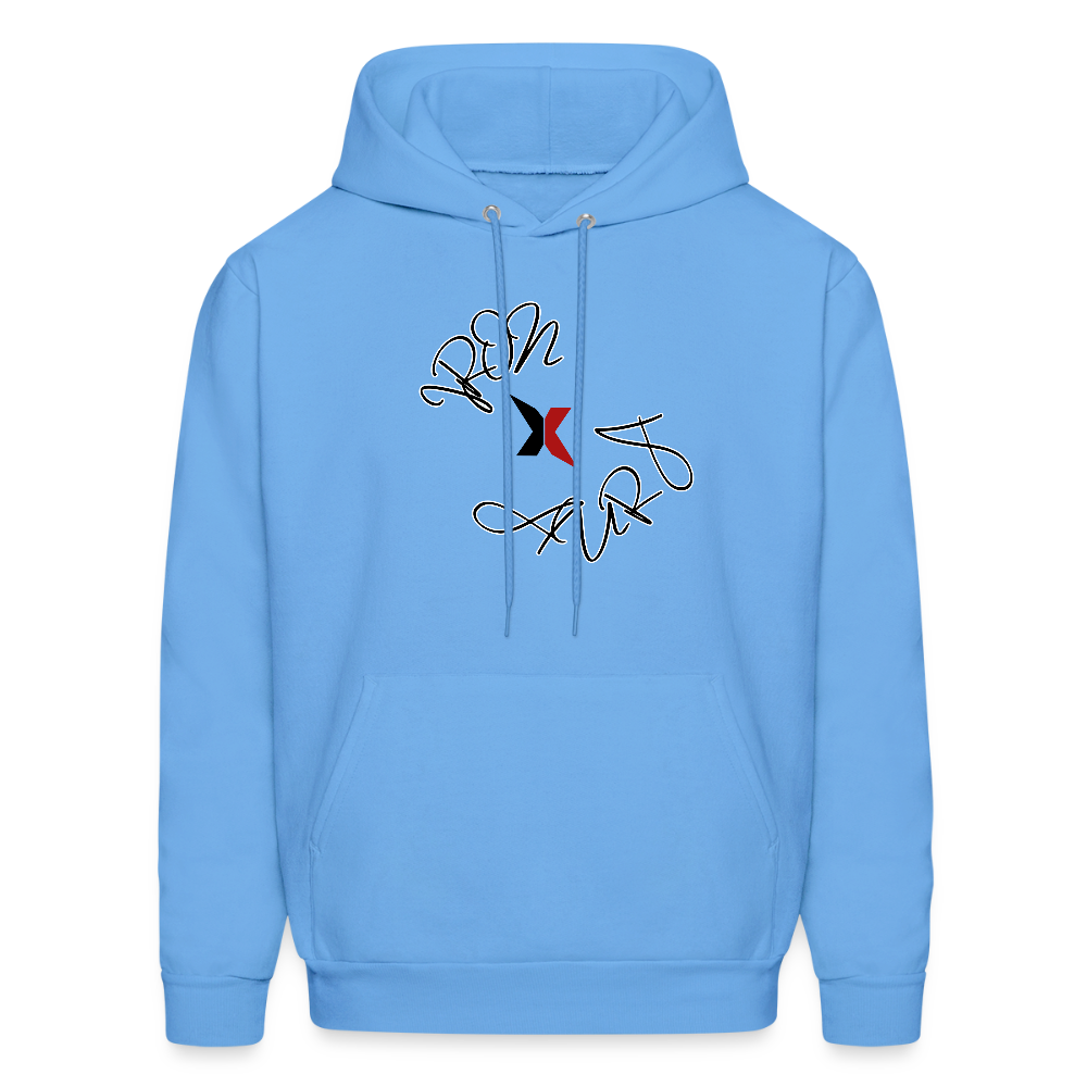 IronXAura EcoBlend Fleece Hoodie - carolina blue