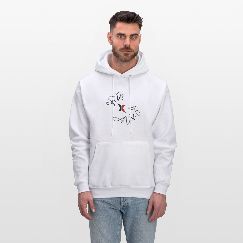 IronXAura EcoBlend Fleece Hoodie - white