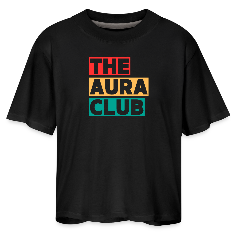 Women's Boxy Tee - black