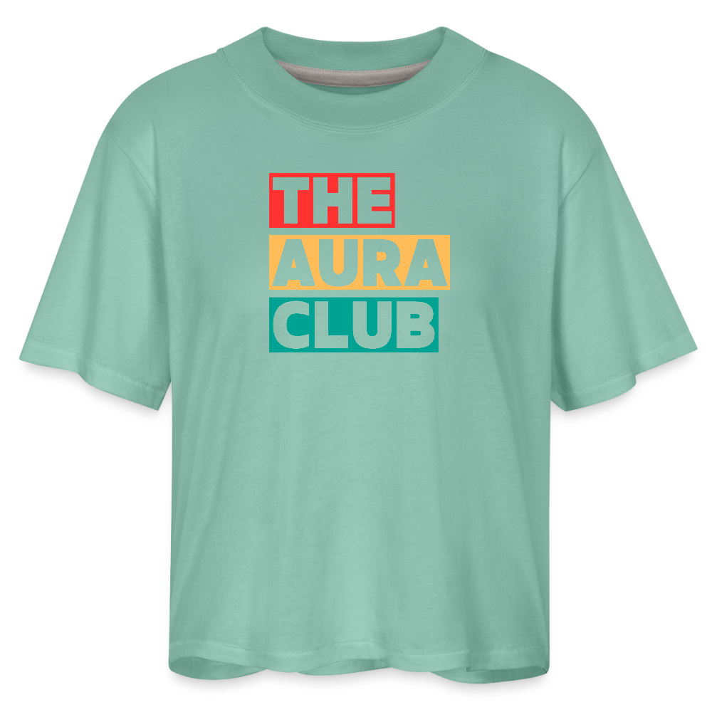 Women's Boxy Tee - saltwater