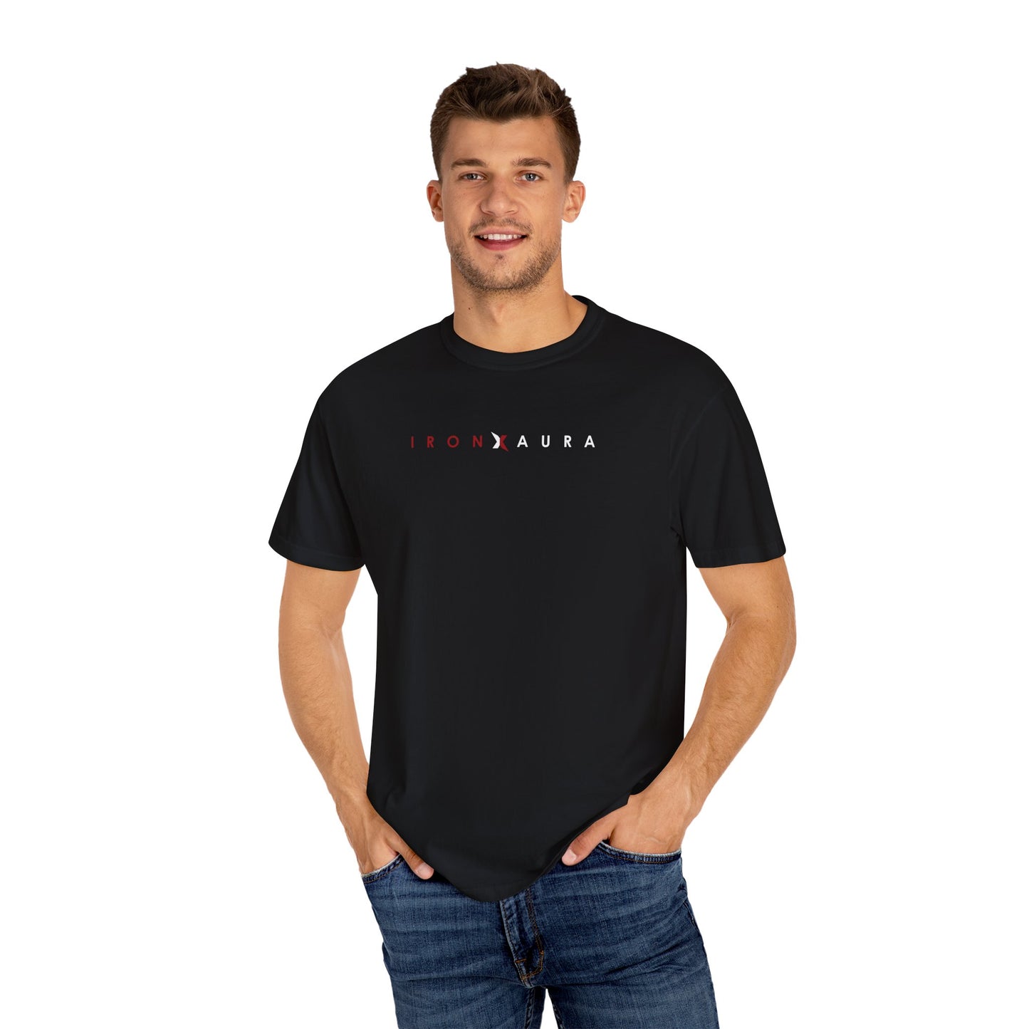 IronXAura Signature Unisex T‑Shirt – Garment‑Dyed Cotton Comfort
