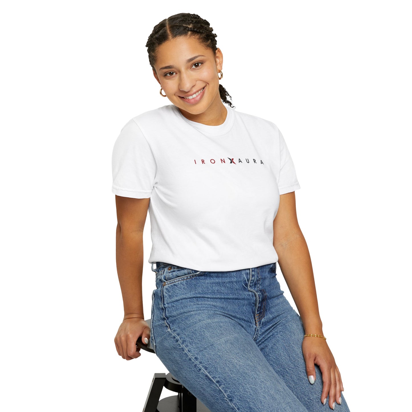 IronXAura Signature Unisex T‑Shirt – Garment‑Dyed Cotton Comfort