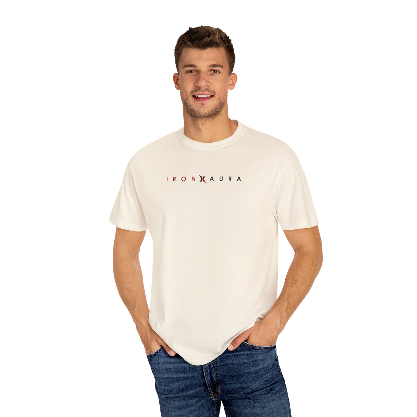 IronXAura Signature Unisex T‑Shirt – Garment‑Dyed Cotton Comfort