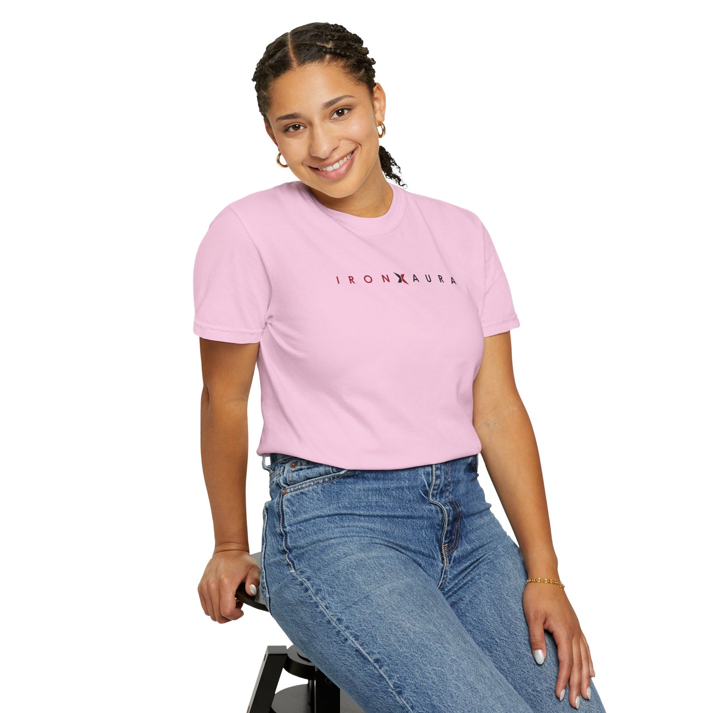 IronXAura Signature Unisex T‑Shirt – Garment‑Dyed Cotton Comfort