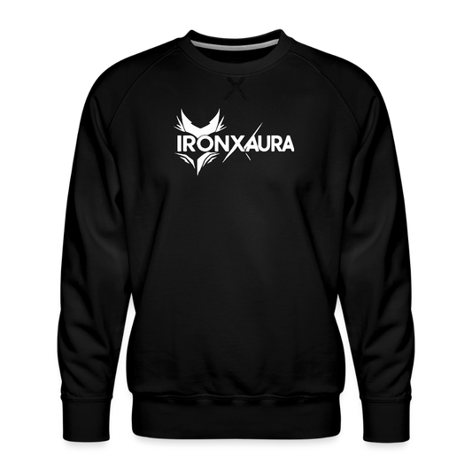 IronXAura Premium Crewneck Sweatshirt - black