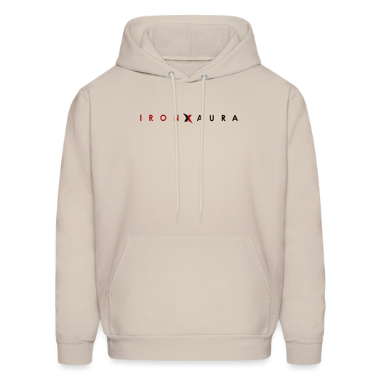 IronXAura HeritageCore Hoodie – Classic Midweight Fleece Pullover - Sand