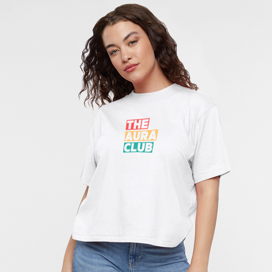 Women's Boxy Tee - white