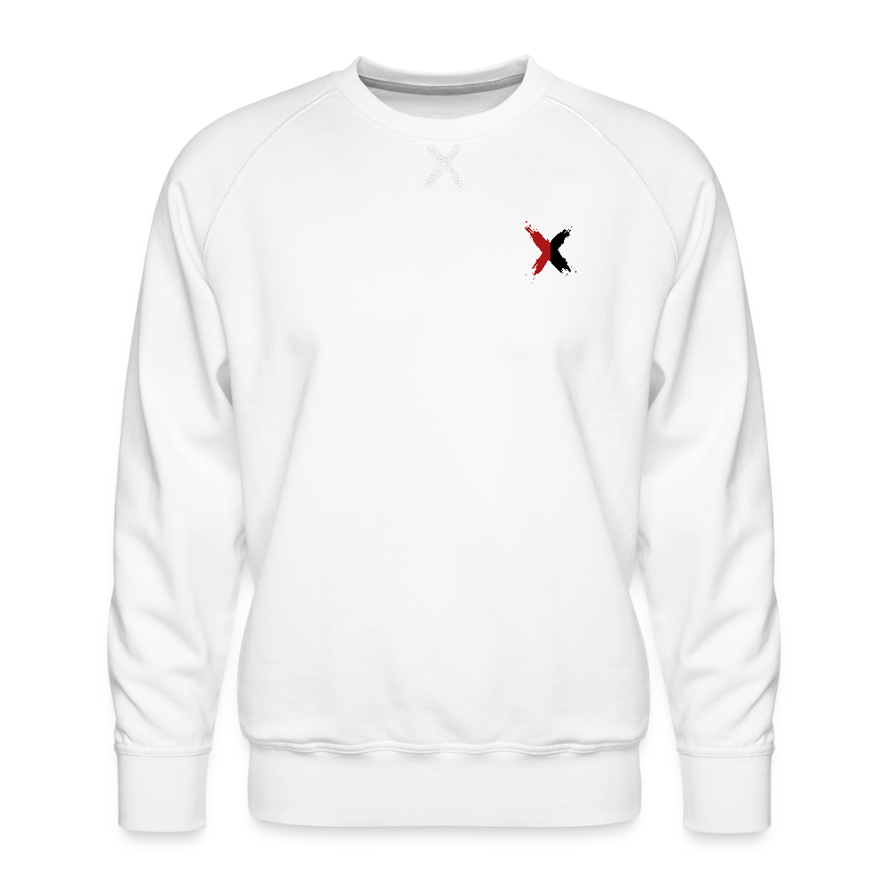 Premium Crew Sweatshirt - white
