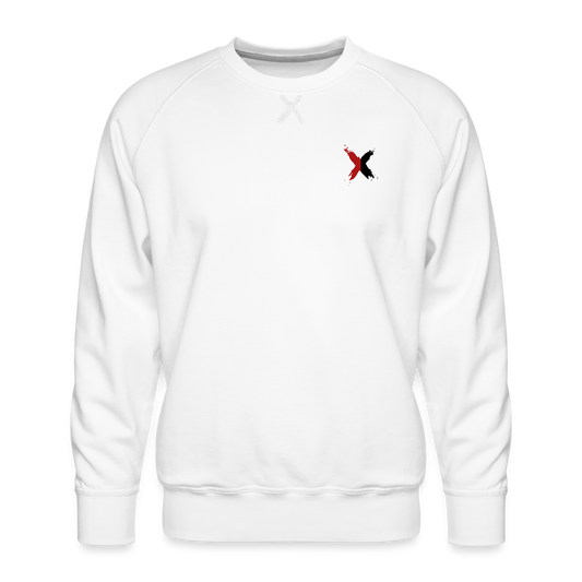 Premium Crew Sweatshirt - white