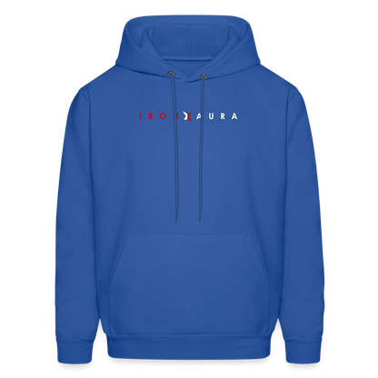 IronXAura CoreLayer Hoodie – Midweight Fleece Pullover with Eco-Friendly Blend - royal blue