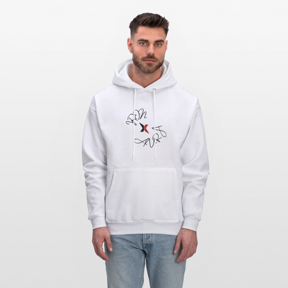 IronXAura EcoBlend Fleece Hoodie - white