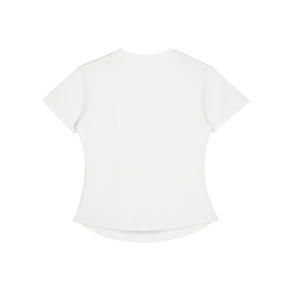 IronXAura Vintage Wash Bodycon Tee – 100% Cotton, 280 GSM