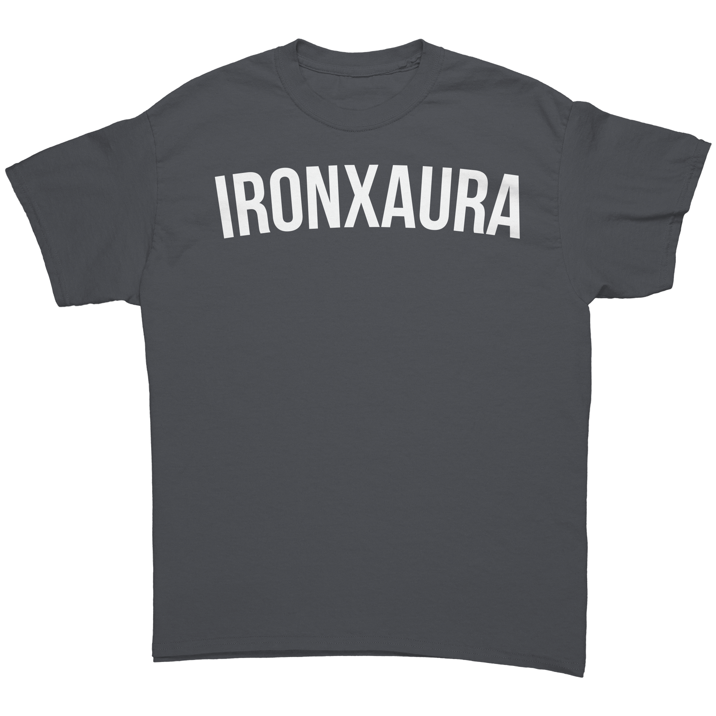 IronXAura_Classic_Fit_Cotton_T-Shirt_Charcoal_Front_Mockup.png