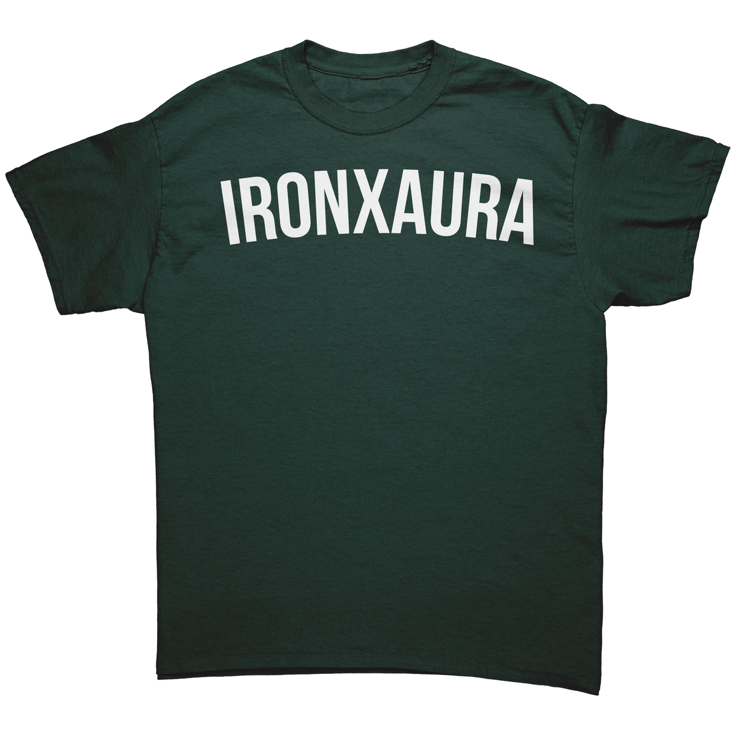 IronXAura_Classic_Fit_Cotton_T-Shirt_Forest_Green_Mockup.png