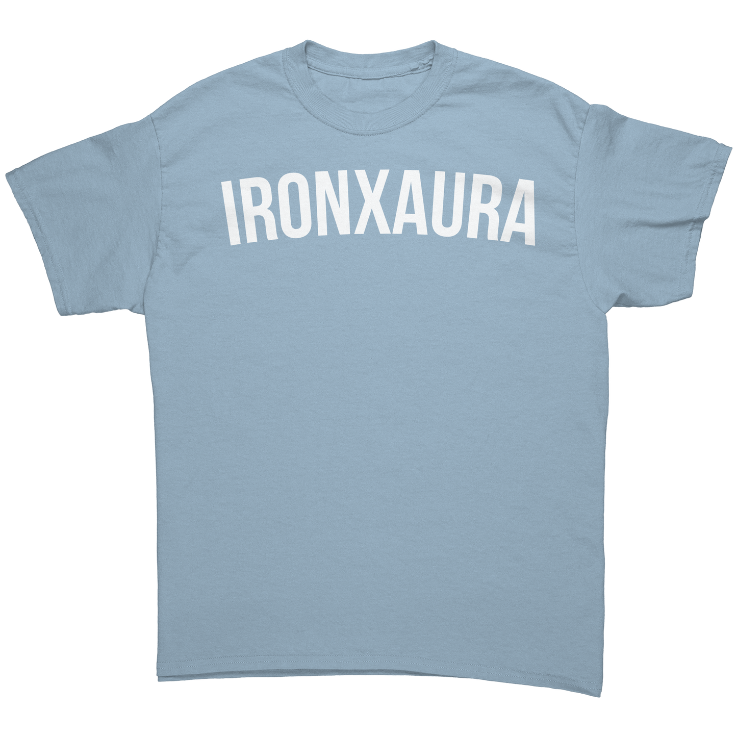 IronXAura_Classic_Fit_Cotton_T-Shirt_Light_Blue_Front_Mockup.png