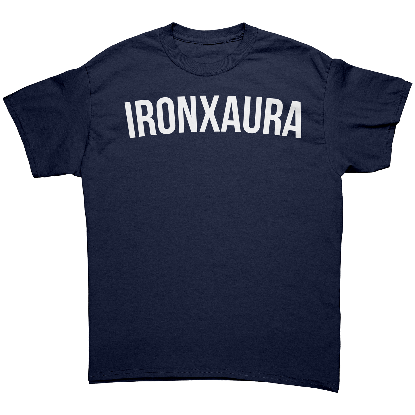 IronXAura_Classic_Fit_Cotton_T-Shirt_Navy_Front_Mockup.png