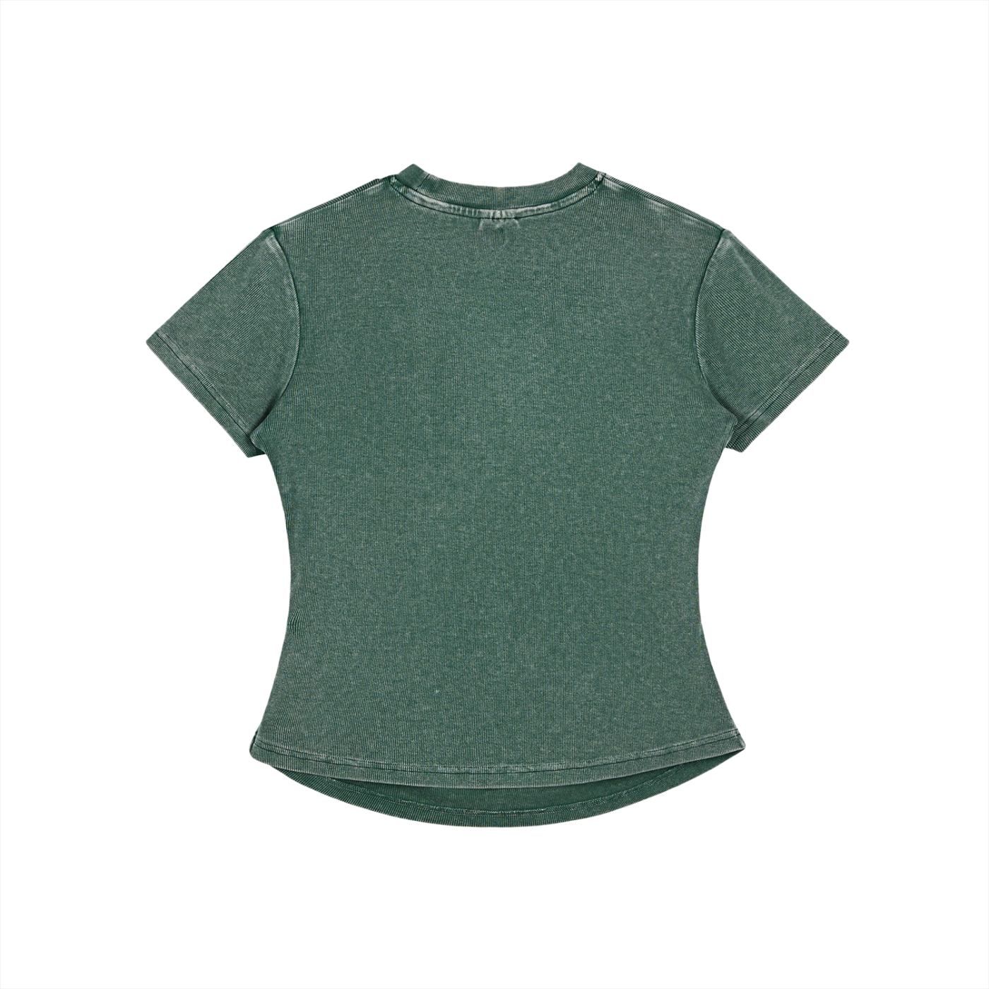 IronXAura Vintage Wash Bodycon Tee – 100% Cotton, 280 GSM