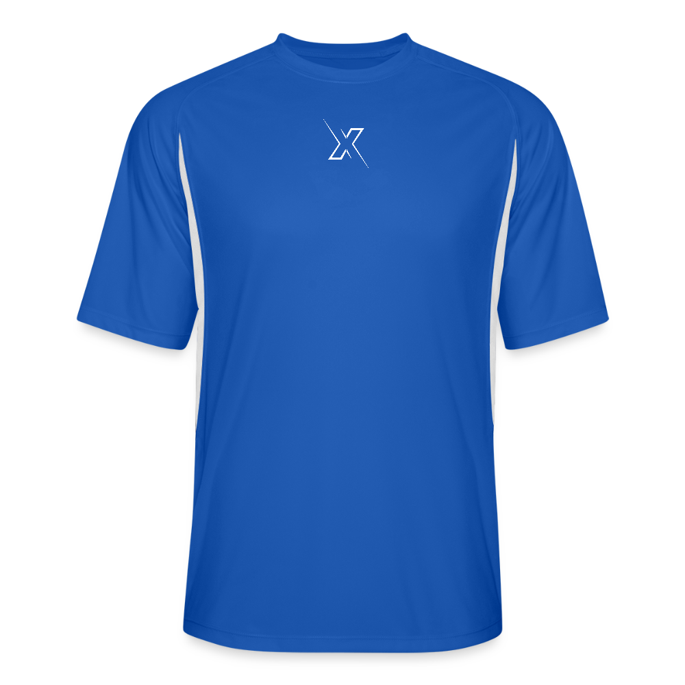 IronXAura EdgeTech ColorBlock Jersey - royal/white