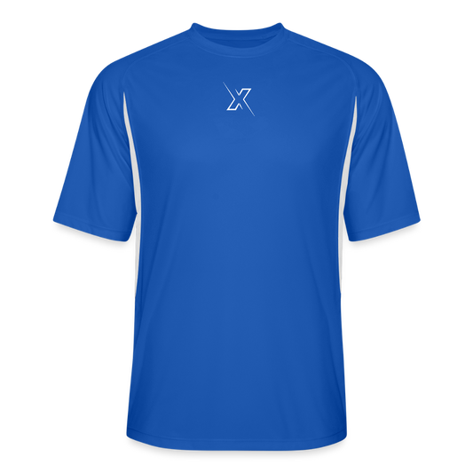 IronXAura EdgeTech ColorBlock Jersey - royal/white