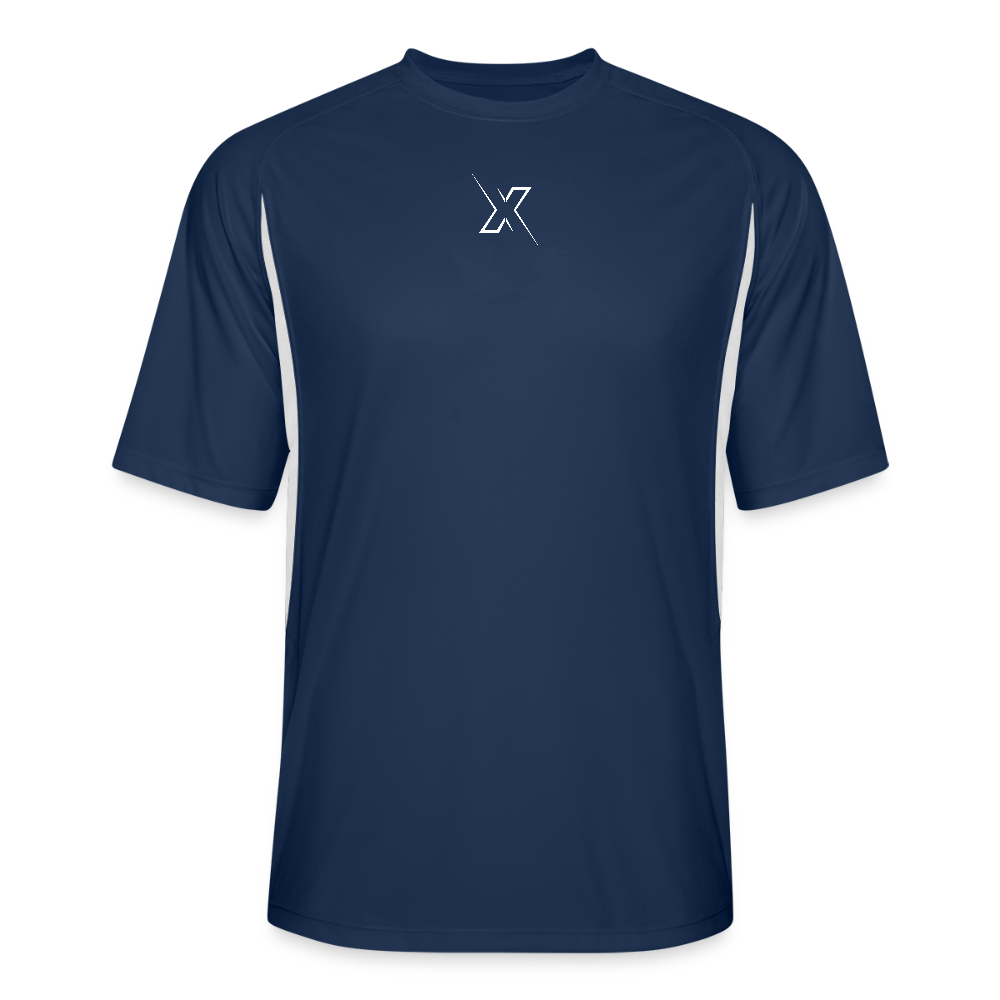 IronXAura EdgeTech ColorBlock Jersey - navy/white