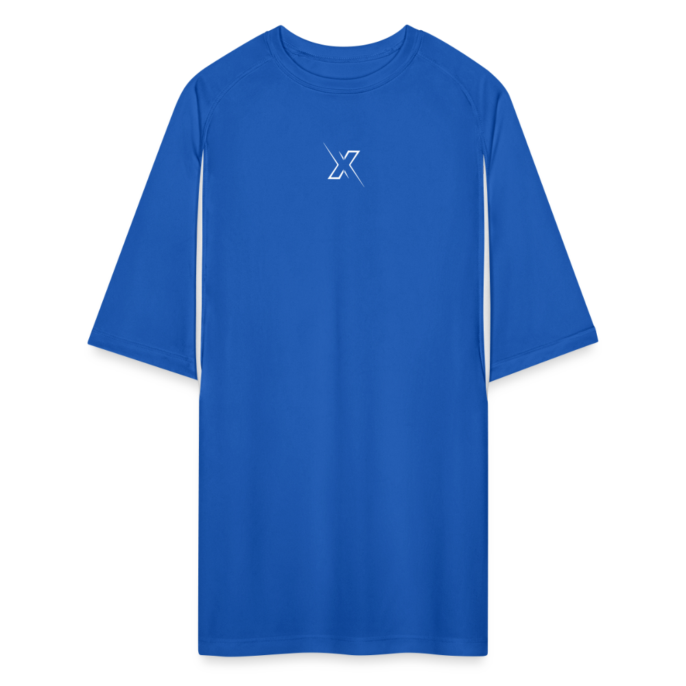 IronXAura EdgeTech ColorBlock Jersey - royal/white