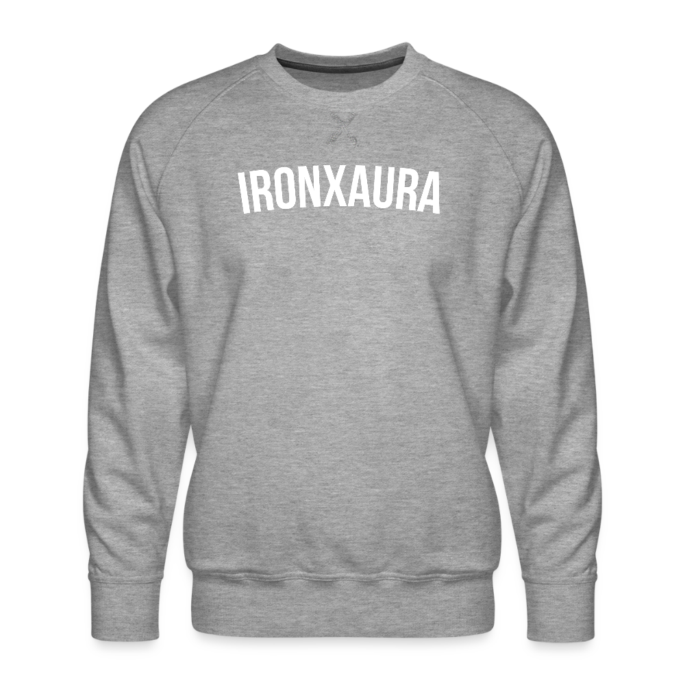 IronXAura Premium Crewneck Sweatshirt - heather grey