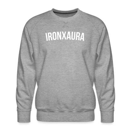 IronXAura Premium Crewneck Sweatshirt - heather grey