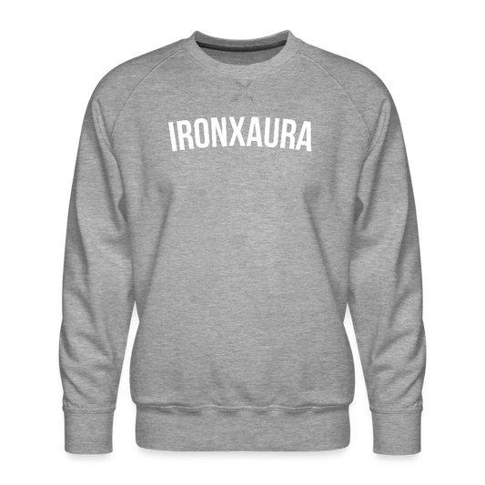 IronXAura Premium Crewneck Sweatshirt - heather grey