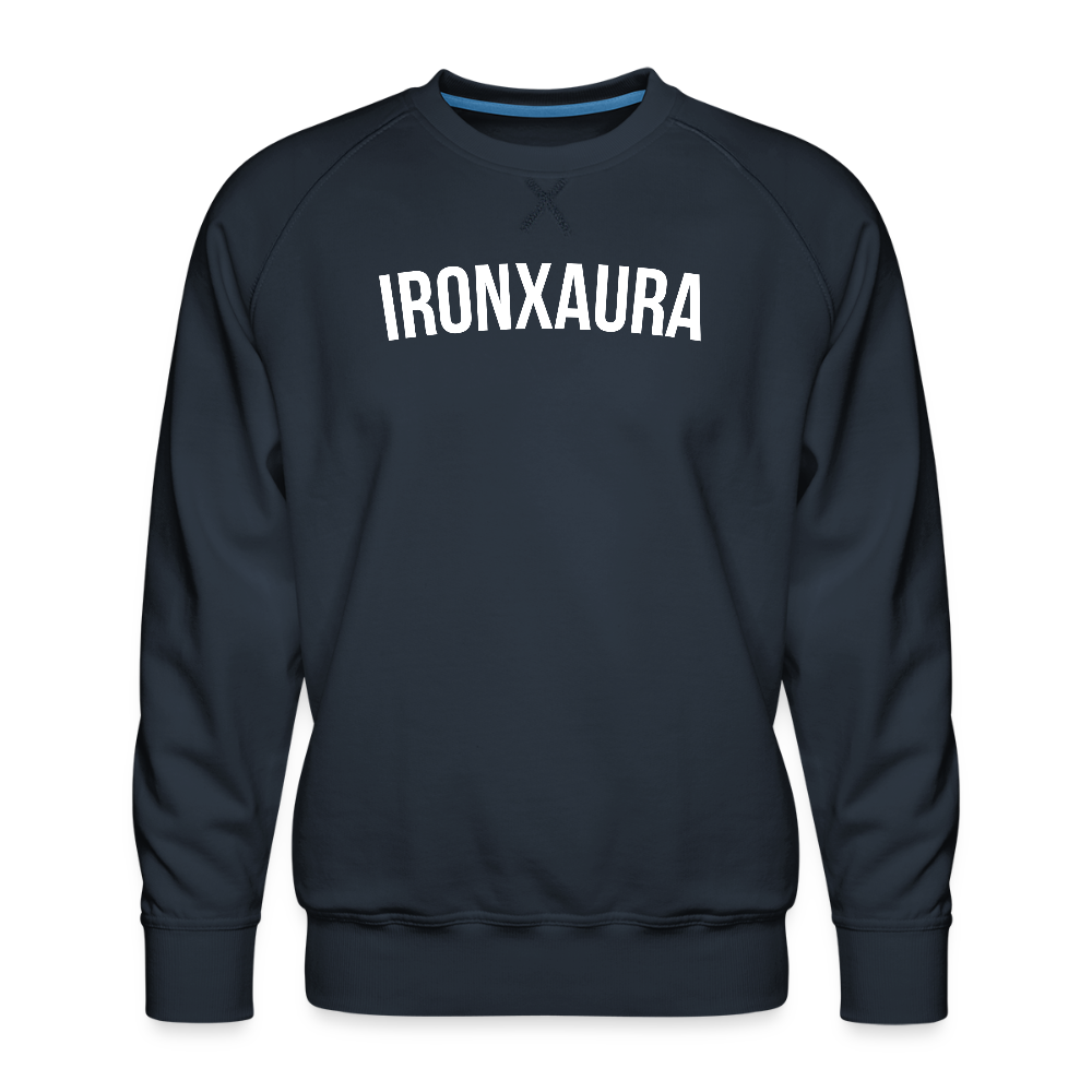 IronXAura Premium Crewneck Sweatshirt - navy