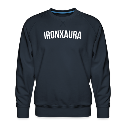 IronXAura Premium Crewneck Sweatshirt - navy