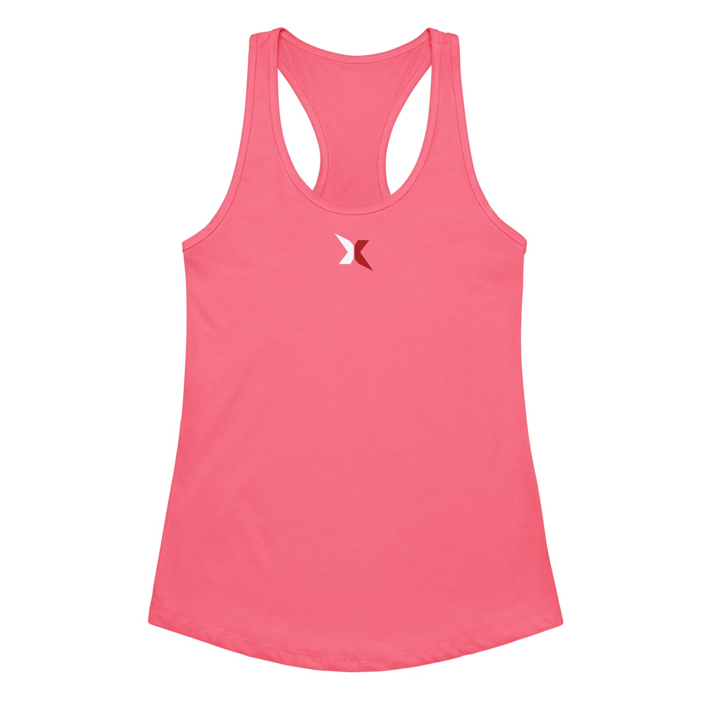 IronXAura Women’s Fitted Racerback Tank – Soft Cotton-Blend Comfort